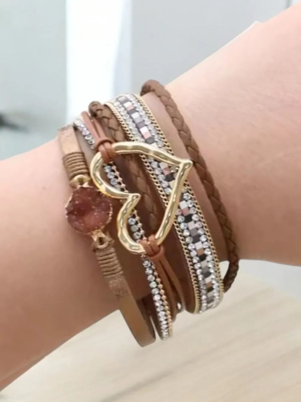 LEATHERāBOHOāBRACELET - Picture 2 of 4